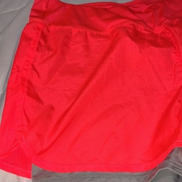 Danskin Now Semi-Fitted Glow Orange Athletic Shorts L - Picture 4 of 7